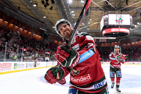 Frölundas Joel Lundqvist tackar publiken