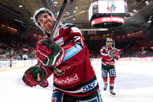 Frölundas Joel Lundqvist tackar publiken