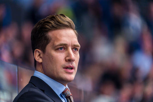 Växjös tränare Sam Hallam