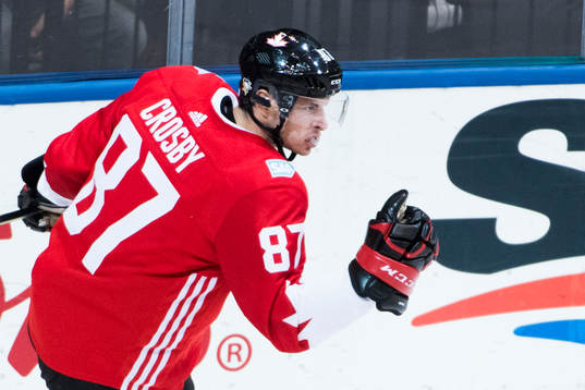 Kanadas Sidney Crosby jublar