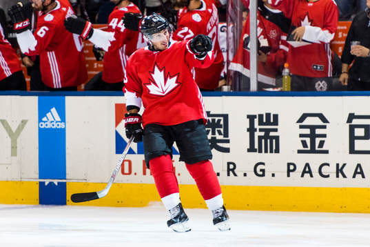 Kanadas Brad Marchand jublar