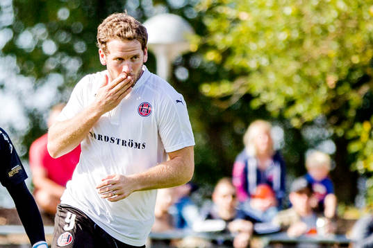 Hittarps Felix Erlanson jublar