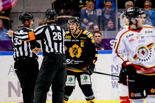 Skellefteås Jimmie Ericsson  var irriterad på Domare
