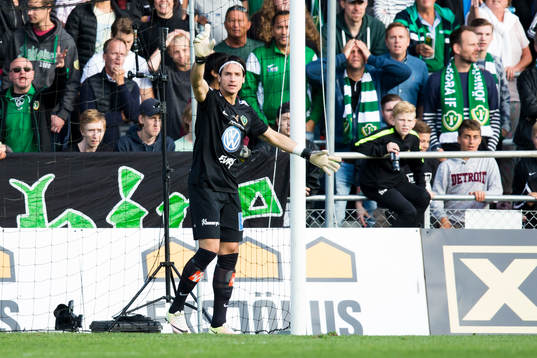Jönköpings målvakt Demir Mehic missnöjd