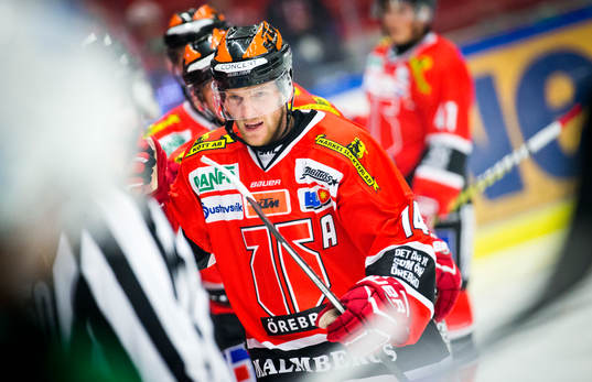 Örebros Tom Wandell gör 3-1 och jublar