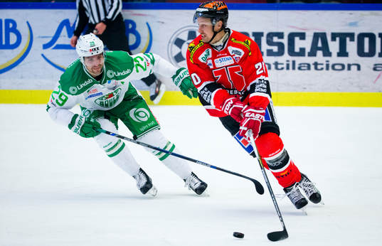 Rögles Ludvig Rensfeldt och Örebros Marcus Weinstock