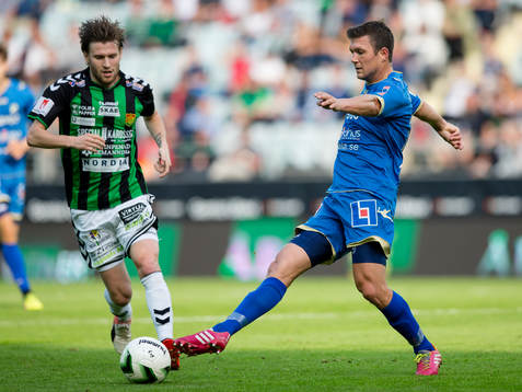 Ljungskiles Hannes Stiller före GAIS Johan Lundgren