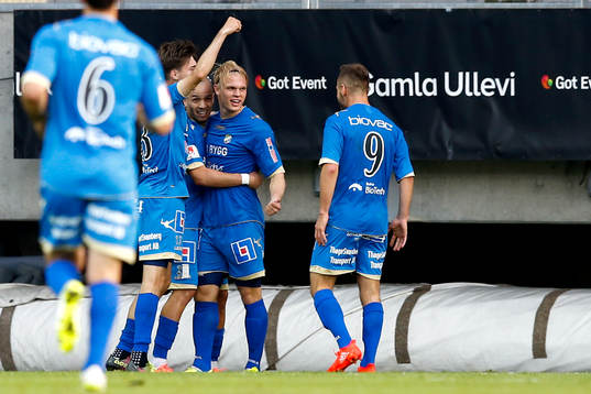 Ljungskiles Linus Tornblad jublar