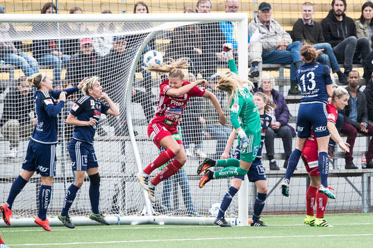 Chans vid Kvarnsvedens mål Kvarnsvedens målvakt Adelaide