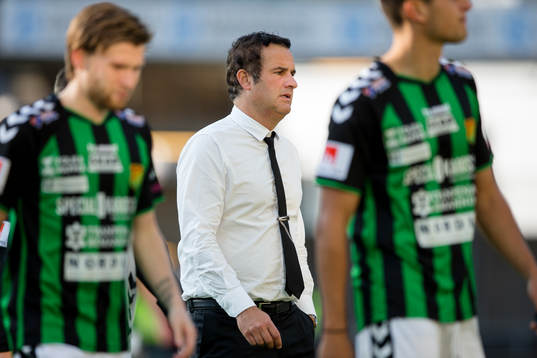 GAIS tränare Benjamin Westman deppar