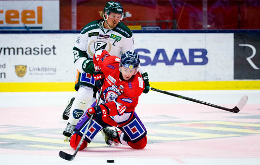 Linköpings Broc Little och Färjestads Magnus Nygren