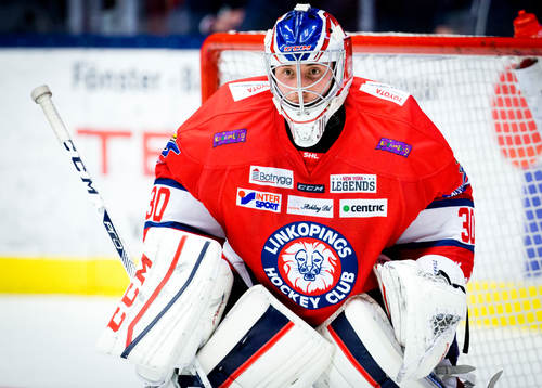 Linköpings målvakt Jacob Johansson