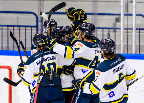 Sundsvall spelarna jublar