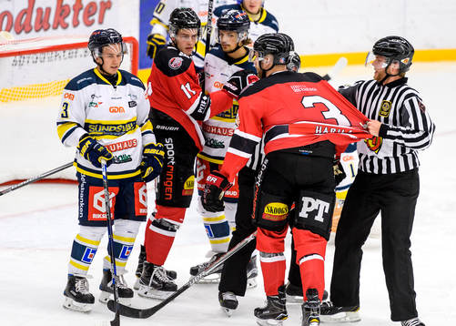 Sundsvalls Filip Lander och Piteås Sebastian Harila