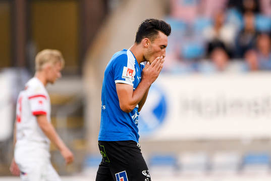 Halmstads Sead Haksabanovic deppar