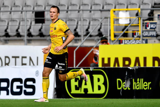Elfsborgs Viktor Prodell jublar