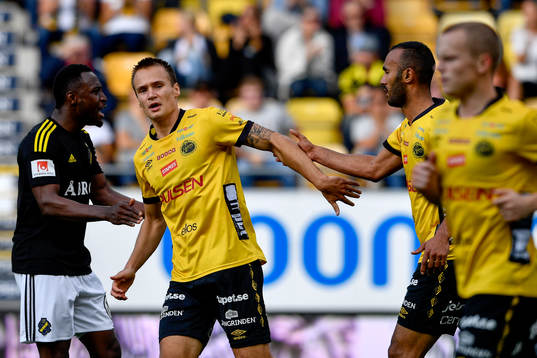 Elfsborgs Viktor Prodell jublar