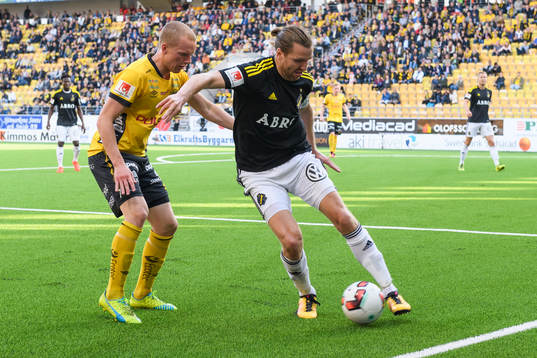 s Nils-Eric Johansson och Elfsborgs Daniel Gustavsson