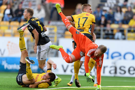 under fotbollsmatchen i Allsvenskan mellan Elfsborg och AIK