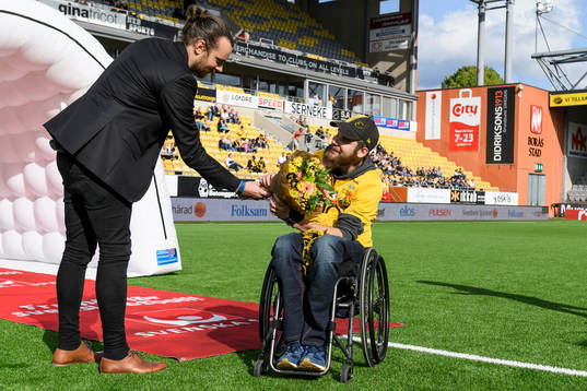 Claes Bertilsson som deltog i Paralympics och