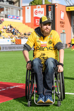 Claes Bertilsson som deltog i Paralympics och