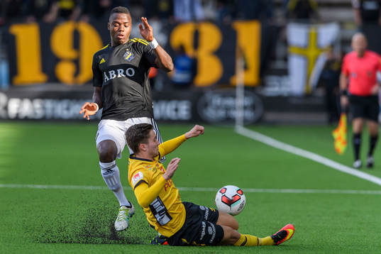 under fotbollsmatchen i Allsvenskan mellan Elfsborg och AIK
