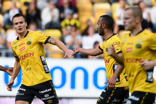 Elfsborgs Viktor Prodell jublar