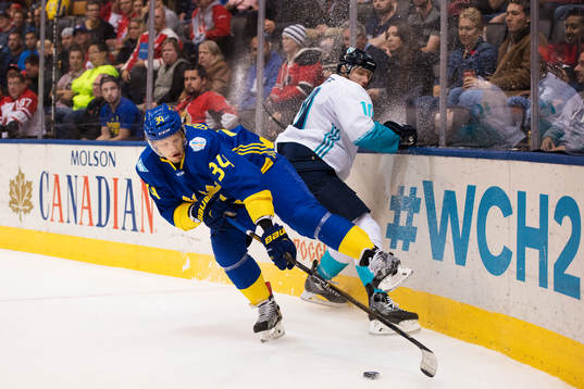 Sveriges Carl Söderberg och Europas Christian Ehrhoff