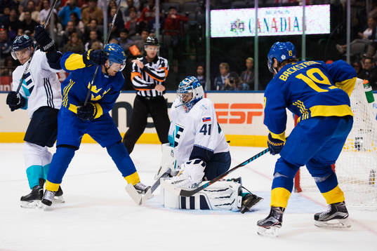 Sveriges Patric Hörnqvist och Nicklas Bäckström oroar