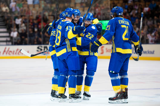 Sveriges Erik Karlsson, Henrik Sedin, Mattias Ekholm,