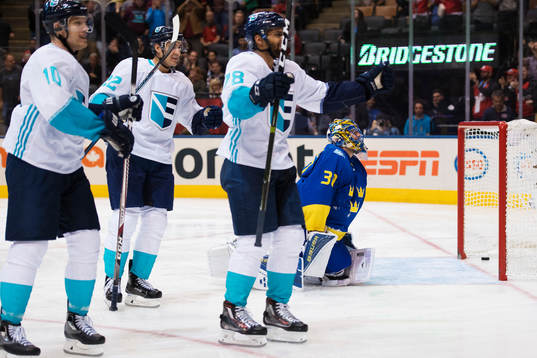 Europas Christian Ehrhoff, Nino Niederreiter och