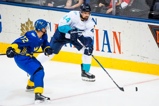 Sveriges Patric Hörnqvist och Europas Dennis Seidenberg