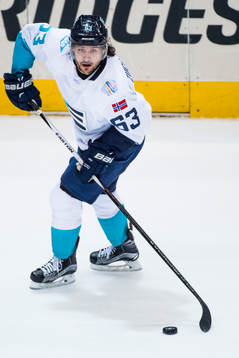 under semifinalen i World Cup of Hockey mellan Europa och