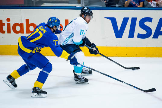 Sveriges Victor Hedman och Europas Anze Kopitar