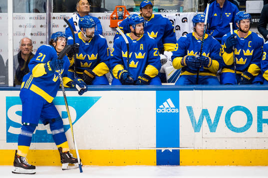 Sveriges Loui Eriksson , Patrik Berglund, Daniel Sedin,