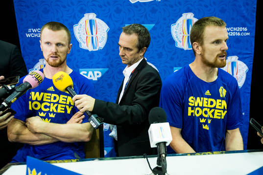 Sveriges Daniel Sedin och Henrik Sedin
