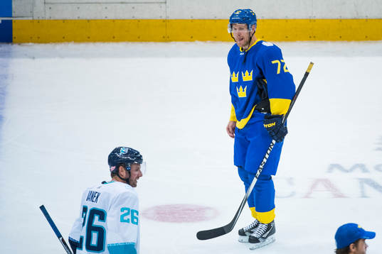 Sveriges Patric Hörnqvist deppar