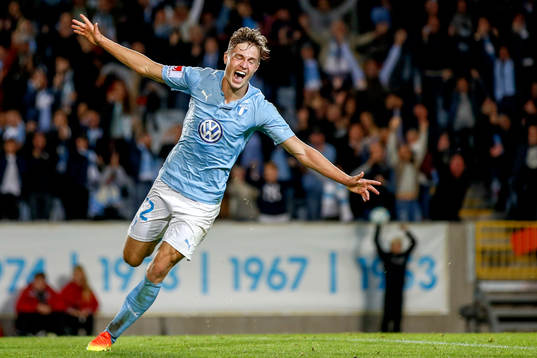 Malmö FFs Mattias Svanberg jublar