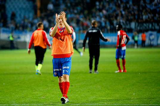 Helsingborgs Jesper Lange tackar publiken