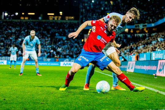 Helsingborgs Andreas Landgren och Malmö FFs Mattias