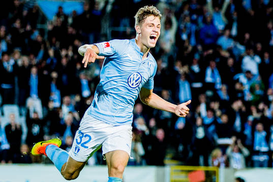 Malmö FFs Mattias Svanberg jublar