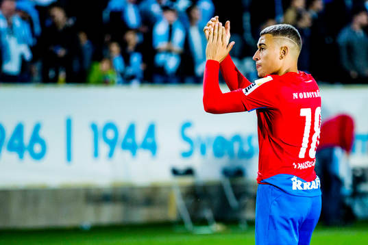 Helsingborgs Jordan Larsson deppar