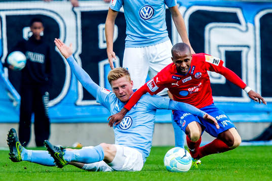 Malmö FFs Anders Christiansen och Helsingborgs Amethyst