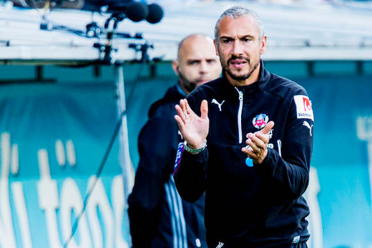 Helsingborgs manager Henrik Larsson