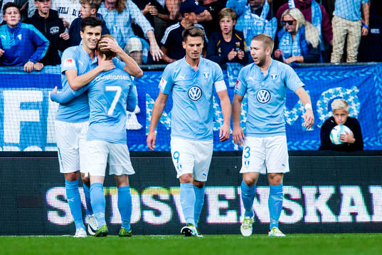 Malmö FFs Alexander Jeremejeff jublar