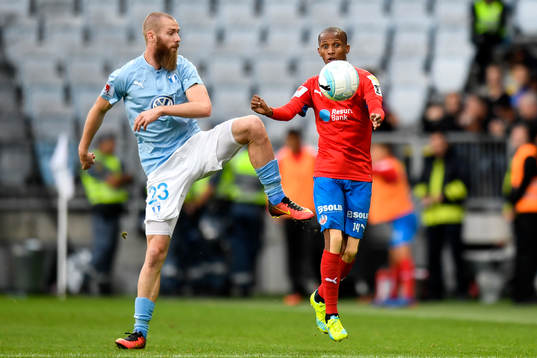 Malmö FFs Jo Inge Berget och Helsingborgs Amethyst