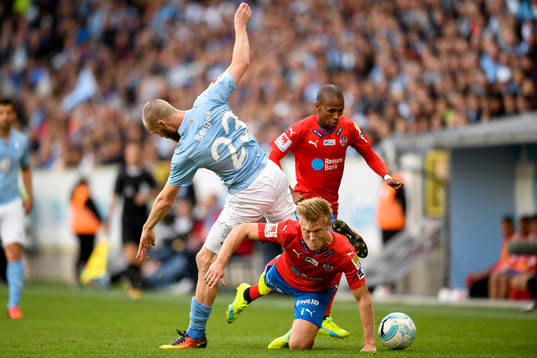 Helsingborgs Andreas Landgren och Amethyst Surprise Bradley