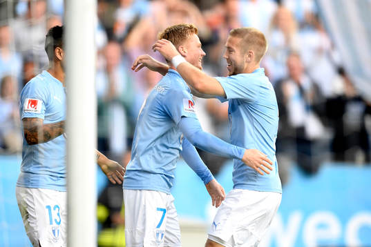 Malmö FFs Anders Christiansen jublar