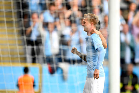 Malmö FFs Anders Christiansen jublar
