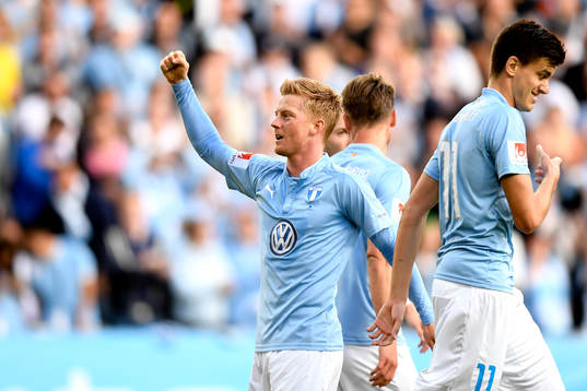 Malmö FFs Anders Christiansen jublar